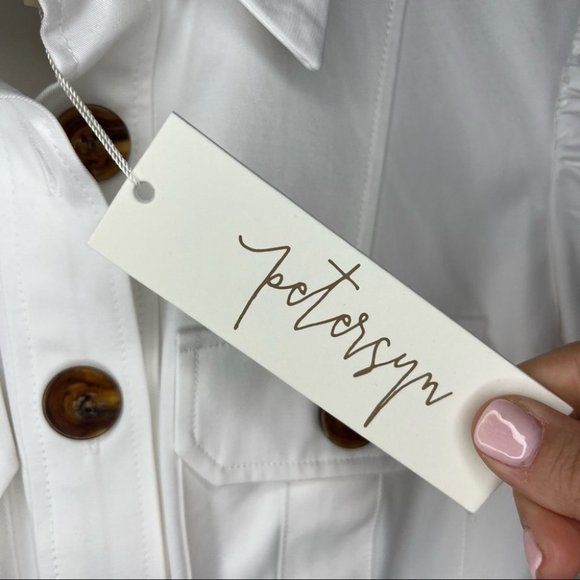 Petersyn White Sleeved Mini Dress Revolve Size XS Extra Small - Picture 6 of 7